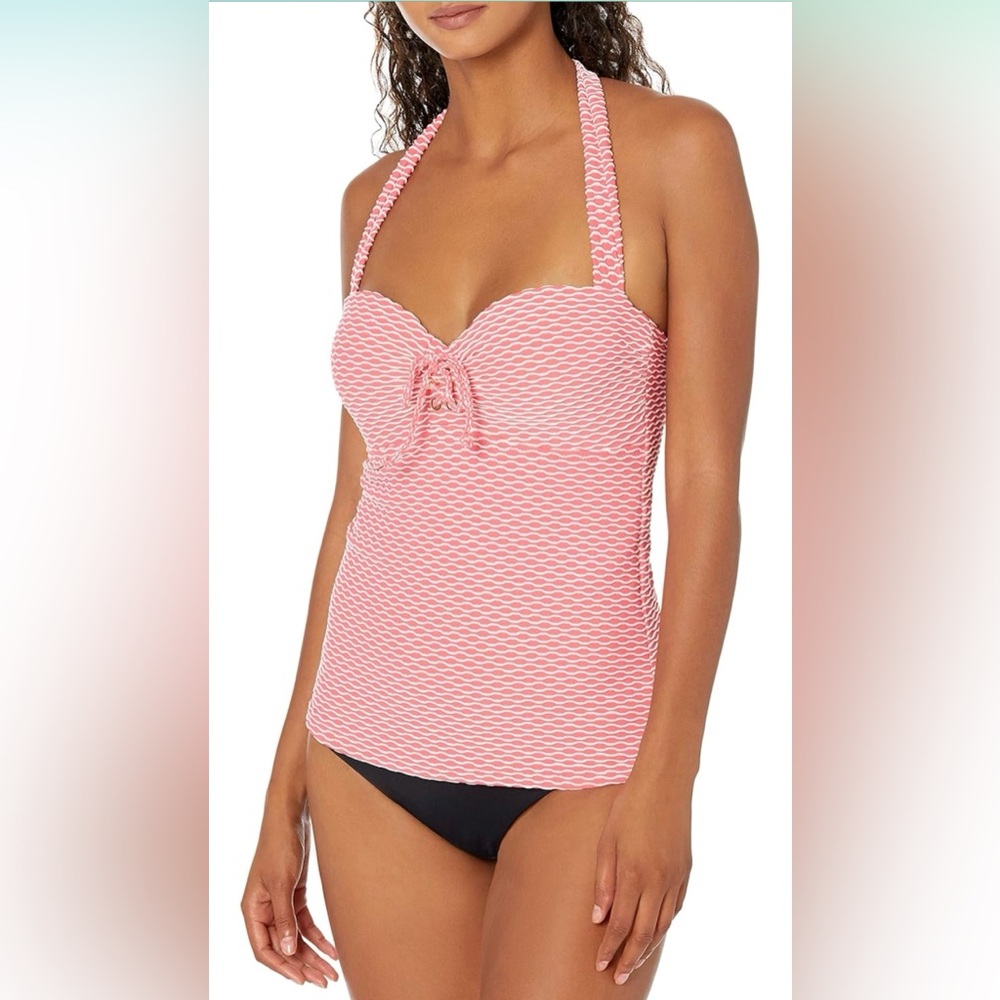 Jessica Simpson textured Twiggy tankini size medium